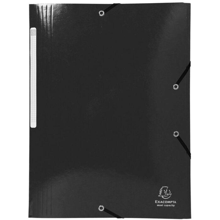 Exacompta Chemise à 3 rabats élastiques A4 Maxi Capacity 300 feuilles Iderama