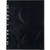 HERMA 7711 Fotophan Pochettes transparentes pour photos 10x15 cm de haut noir 250 pochettes