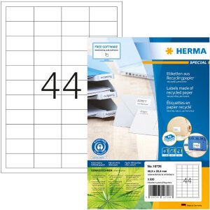 HERMA 10726 Étiquettes de recyclage A4 48.3x25.4...