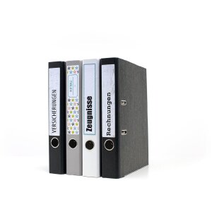 HERMA 10739 Étiquettes classeur A4 192x38mm blanches permanentes pour classeurs étroits