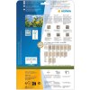 HERMA 10763 Étiquettes papier silphie A4 ovale 63,5x42,3mm brun naturel permanent