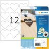 HERMA 10791 Étiquettes cœur premium A4 Ø60mm blanc permanent