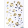 HERMA 15531 Creative Sticker Roses nobles or argent Set design élégant