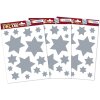HERMA 15547 Set décorations de fenêtre Noël étoiles argentées 45 pièces