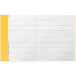 HERMA 20044 Protège-cahier Carton Quart jaune avec zone décriture