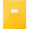 HERMA 20044 Protège-cahier Carton Quart jaune avec zone décriture
