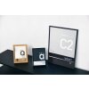 Cadre photo en aluminium Nielsen C2 structure gris mat 29,7x42 cm verre acrylique