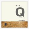 Cadre en bois Nielsen Quadrum 30x30 cm blanc opaque