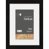 Cadre photo en bois Nielsen Skava noir 13x18 cm avec passe-partout 9x13 cm