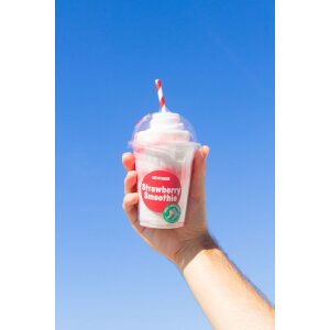 EatMySocks paquet de deux chaussettes Strawberry Smoothie Chaussettes de cheville Crew