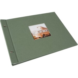 Goldbuch album à vis Bella Vista artichaut 40 pages reliure toile 39x31 cm