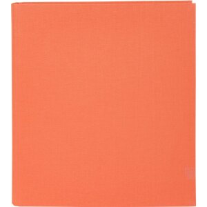Goldbook classeur à anneaux A4 Bella Vista saumon 26x32 cm reliure en lin 4 anneaux