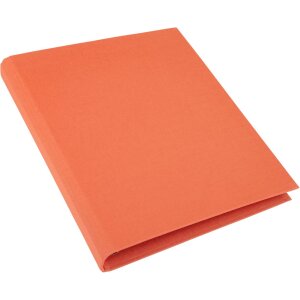 Goldbook classeur à anneaux A4 Bella Vista saumon 26x32 cm reliure en lin 4 anneaux