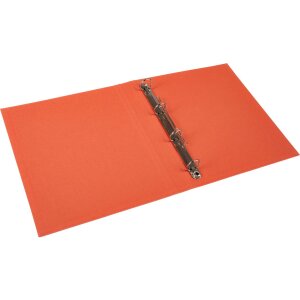 Goldbook classeur à anneaux A4 Bella Vista saumon 26x32 cm reliure en lin 4 anneaux