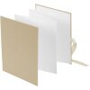 Goldbuch Leporello Bella Vista 15,5x19 cm sable pour 10 photos 13x18 cm