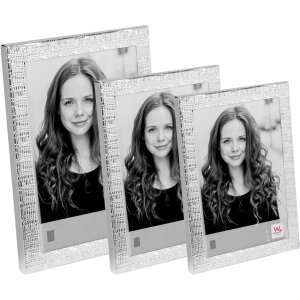 Walther Aluminium Cadre photo Mirja 13x18 cm argent brillant