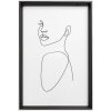 Walther cadre en bois Silhouette 20x30 cm noir MDF profil verre clair
