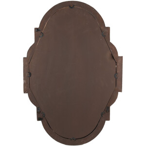 Clayre & Eef 52S300 Miroir mural brun beige 63x4x91 cm