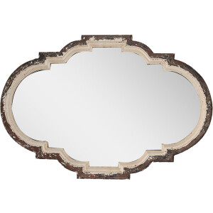 Clayre & Eef 52S300 Miroir mural brun beige 63x4x91 cm