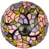 LumiLamp 5LL-6308 Lampe de table Tiffany rose Ø 30x50 cm E27-max 1x60W