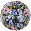 LumiLamp 5LL-6308 Lampe de table Tiffany rose Ø 30x50 cm E27-max 1x60W