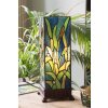 LumiLamp 5LL-6310 Tiffany lampe de table vert 18x18x45 cm E27-max 1x60W