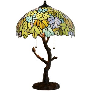 LumiLamp 5LL-6312 Lampe de table Tiffany Vert Ø...
