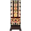 LumiLamp 5LL-6314 Lampe de table Tiffany Beige 18x18x45 cm E27-max 1x40W