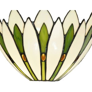 LumiLamp 5LL-6329 Applique Tiffany Blanc 30x15x18 cm E14-max 1x40W