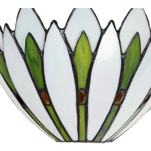 LumiLamp 5LL-6329 Applique Tiffany Blanc 30x15x18 cm E14-max 1x40W