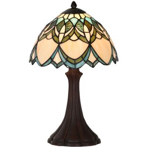 LumiLamp 5LL-6334 Lampe de table Tiffany Beige Ø...