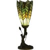LumiLamp 5LL-6337 Lampe de table Tiffany Vert Ø 15x42 cm E14 max 25W