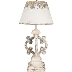 Clayre & Eef 5LMC0032 Lampe de table Beige Gris...