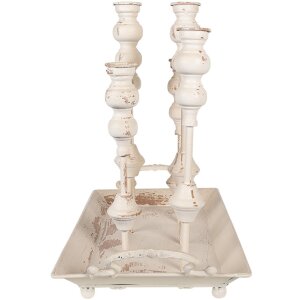 Clayre & Eef 65214 Chandelier blanc 55x26x43 cm