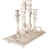Clayre & Eef 65214 Chandelier blanc 55x26x43 cm