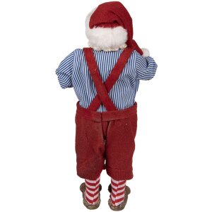 Clayre & Eef 65234 Décorations de Noël Père Noël rouge 16x8x28 cm