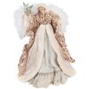 Clayre & Eef 65261 Décoration Ange Beige Rose 21x12x35 cm Décoration de Noël