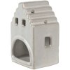 Clayre & Eef 6CE1588S Porte-bougie à chauffe-plat Noël Petite maison Beige 7x6x11 cm