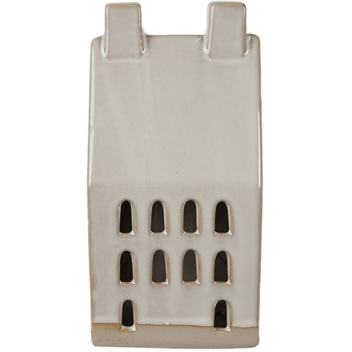 Clayre & Eef 6CE1591L Décoration Maison avec LED Beige 9x8x18 cm