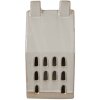 Clayre & Eef 6CE1591L Décoration Maison avec LED Beige 9x8x18 cm