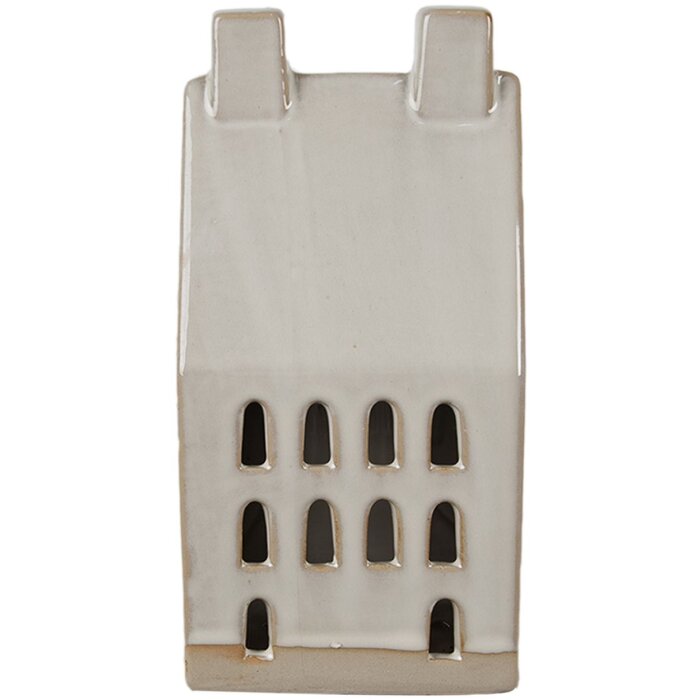 Clayre & Eef 6CE1591M Décoration Maison avec LED Beige 8x6x15 cm