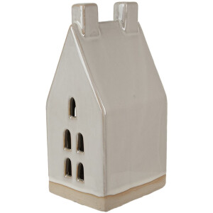 Clayre & Eef 6CE1591M Décoration Maison avec LED Beige 8x6x15 cm