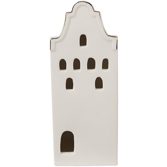 Clayre & Eef 6CE1599M Décoration Maison avec LED Beige, Or 7x6x16 cm