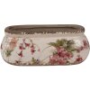 Clayre & Eef 6CE1603S Pot de fleurs pour lintérieur Rose Beige 18x7x7 cm
