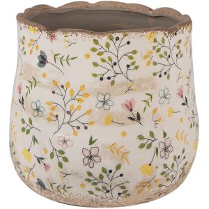 Clayre & Eef 6CE1610M Pot de fleurs Beige Jaune...