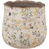 Clayre & Eef 6CE1610M Pot de fleurs Beige Jaune Ø 18x16 cm Céramique style rustique