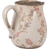 Clayre & Eef 6CE1616M Pichet décoratif Beige Rose 17x13x16 cm