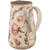 Clayre & Eef 6CE1624M Pichet décoratif Beige Rose 17x12x18 cm