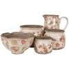 Clayre & Eef 6CE1624M Pichet décoratif Beige Rose 17x12x18 cm