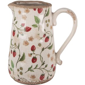 Clayre & Eef 6CE1633L Pichet décoratif Beige...